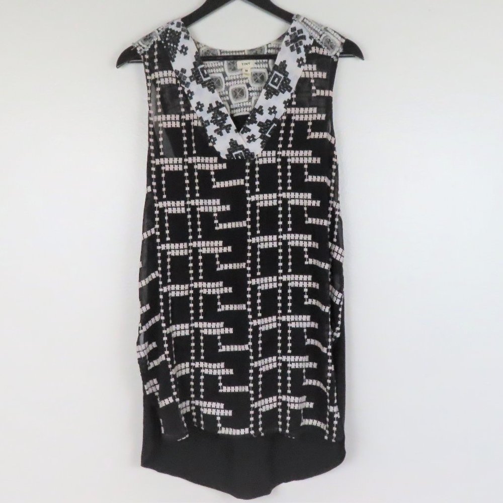 Tiny Anthropologie brand Chaparral Sleeveless Tunic Top, Size M